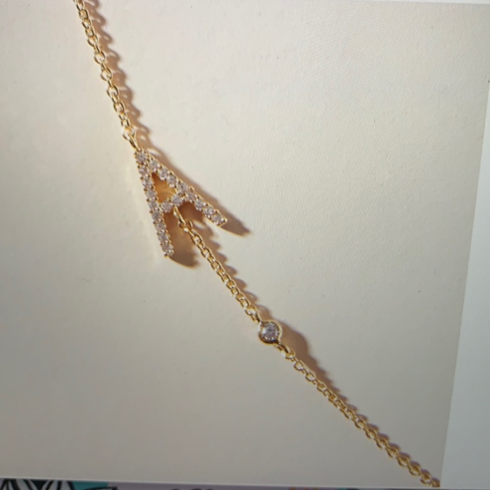 Anthropologie Initial Necklace